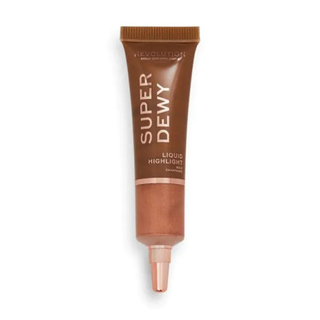Makeup Revolution течен хайлайтър Superdewy Gold Champagne