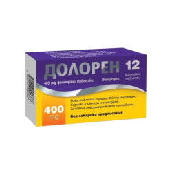 Долорен таблетки при болка и температура 400мг х12