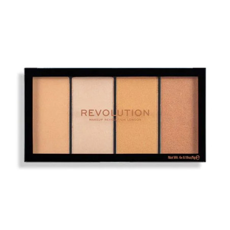Makeup Revolution палитра хайлайт Reloaded Lustre Lights Heat Wave