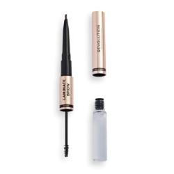 Makeup Revolution спирала за вежди и молив 2в1 Laminate Ash Brown