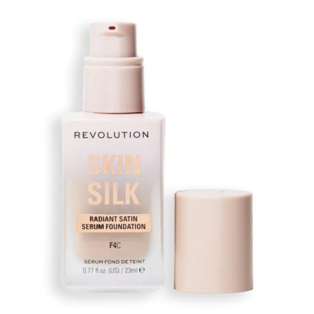 Makeup Revolution озаряващ серум фон дьо тен Skin Silk F4