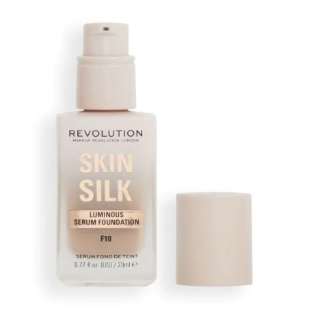 Makeup Revolution озаряващ серум фон дьо тен Skin Silk F10