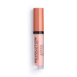 Makeup Revolution гланц за устни Sheer Piece of Cake 101