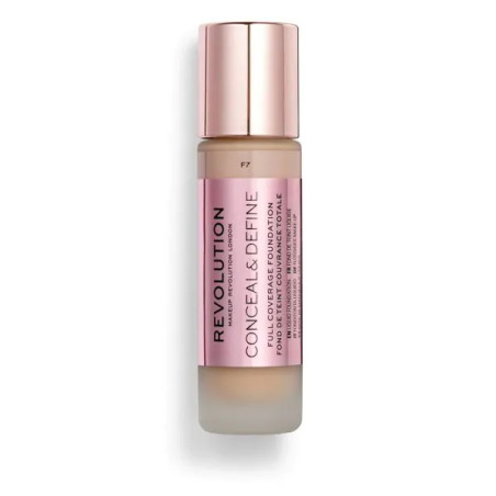 Makeup Revolution фон дьо тен за плътно покритие Conceal & Define F7