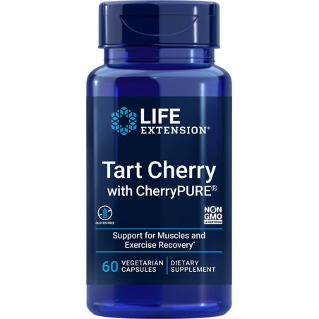 Tart Cherry with Cherry PURE - Екстракт от вишна, х 60 V капсули
