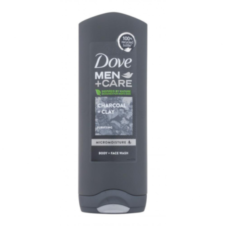 Dove Men+ Care Charcoal душ гел за мъже с активен въглен 250 мл