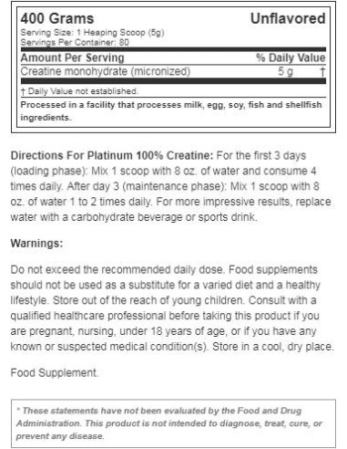 Platinum Creatine