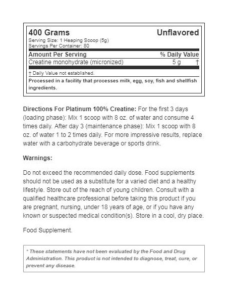 Platinum Creatine