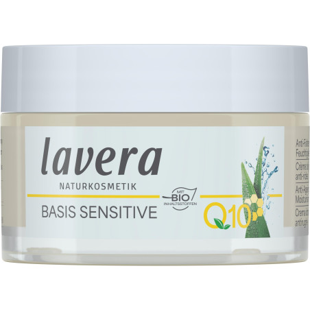 lavera Basis Sensitiv Овлажняващ крем Q10  50 мл
