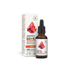 Кости и стави - Витамин D3  800 IU + K2 20 µg (форте), 30 ml капки