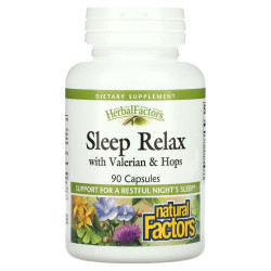 Sleep Relax Formula / Формула за спокоен сън, 90 капсули Natural Factors