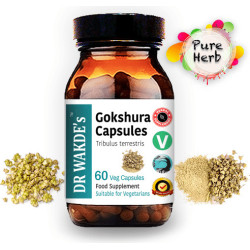 Енергия и либидо - Гокшура (Gokshura, Tribulus Terrestris), 60 V капсули