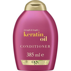 OGX Keratin Oil Балсам за коса с кератин и арганово масло 385 мл - за сила и блясък на косата