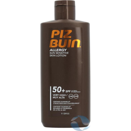 PIZ BUIN ALLERGY СЛЪНЦЕЗАЩИТЕН ЛОСИОН ЗА АЛЕРГИЧНА И ЧУВСТВИТЕЛНА КОЖА SPF 50+ 200  мл