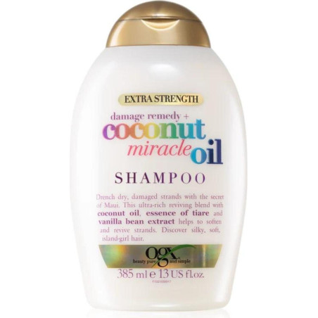 OGX Coconut Miracle Oil Шампоан за коса с кокосово масло 385 мл  - за увредена коса