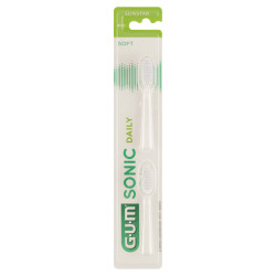 GUM SONIC Activital Глава за четка за зъби Soft 2броя бял