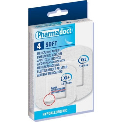 Pharmadoct ХИПОАЛЕРГЕНЕН пластир 7.5-10 х 7.5 см  4 бр