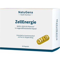 ZellEnergie - Клетъчна енергия с NADH и коензим Q10, 60 капсули за 2 месеца прием