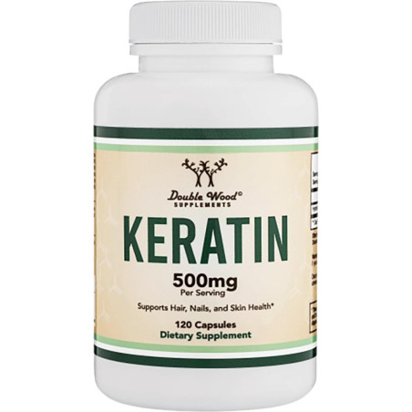 Keratin/ Кератин, 120 капсули Double Wood