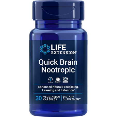 Quick Brain Nootropic/ За силна памет и коцентрация х 30 капсули