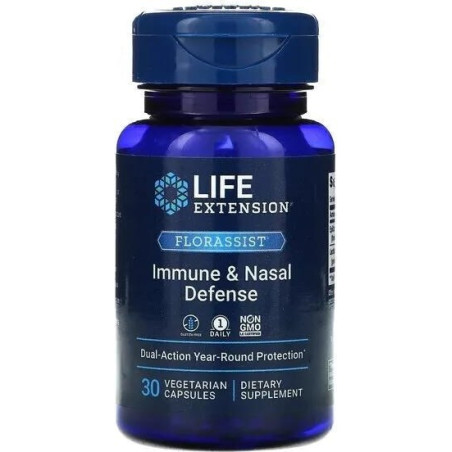 Florassist® Immune & Nasal Defense/ Пробиотик в подкрепа на имунитета и дихателната система х 30 капсули
