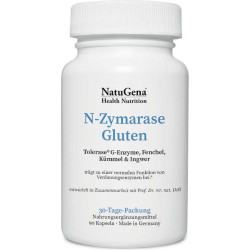 N-Zymarase® Gluten (ензимен комплекс при глутенова непоносимост), 90 капсули