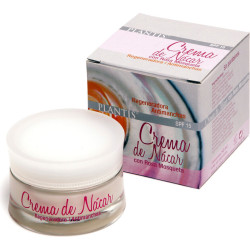 Крем за лице с шипки и перлен прах (защитен фактор 15) - Crema de Nácar con Rosa Mosqueta SPF 15 Plantis®, 50 ml Artesania