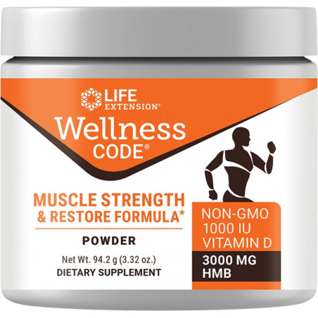 Мускулна функция - Wellness Code, 94.2 g прах