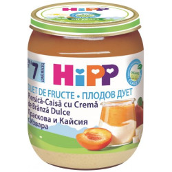 HIPP 9% ДДС дует кайсии, извара 5470, каша, 160 гр