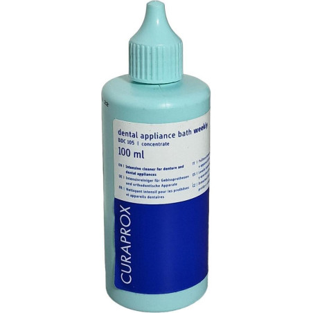 Curaprox разтвор за протези BDC 105 седмичен 100 ml