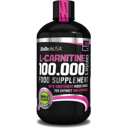 BIOTECH USA L-Carnitine 100.000 / 500ml Liquid / Apple