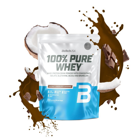 BIOTECH USA 100% Pure Whey / Chocolate and Coconut / 1g.