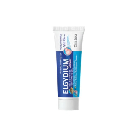 Elgydium junior bubble детска паста за зъби от 7 до 12 години с вкус на дъвка 50ml