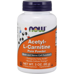 NOW Acetyl L-Carnitine Powder 85g. / Unflavored / 0.085g.