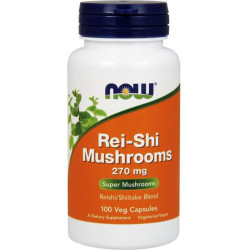 NOW Rei-Shi Mushrooms 270mg. / 100 Caps. / 0.03g.