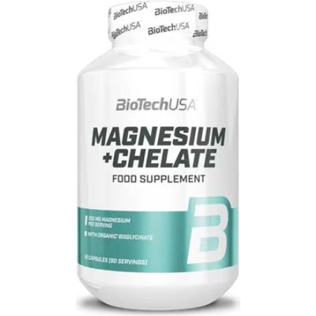 BIOTECH USA Magnesium + Chelate / 60 Caps
