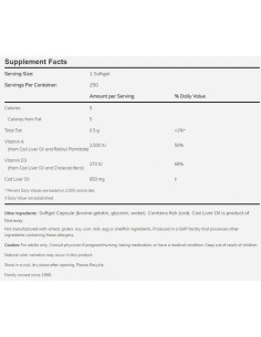 Cod Liver Oil 650 mg 2