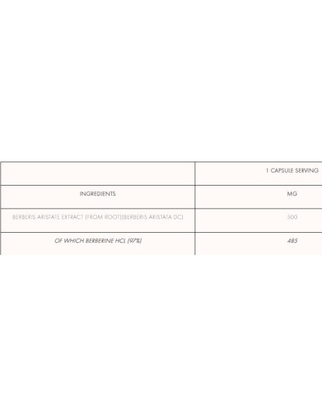 Berberine HCL 500 mg