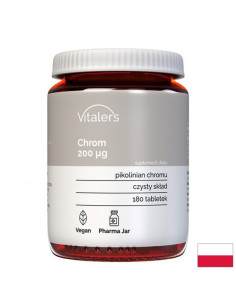 При инсулинова резистентност и диабет Хром (пиколинат) 200 µg х 180 таблетки