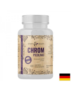 Контрол на теглото и кръвната захар Хром (пиколинат) 200 µg х 400 таблетки