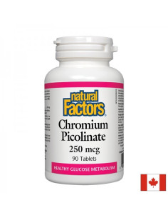 Контрол на кръвната захар и теглото Хром Пиколинат 250 mcg х 90 таблетки