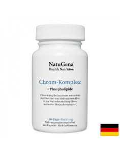 Контрол на кръвната захар Хром Комплекс (хром + лецитин) 120 капсули