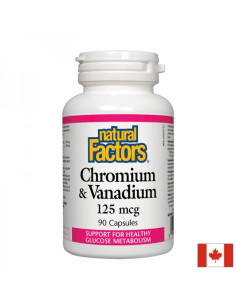 Хром и ванадий – контрол на кръвната захар 90 капсули за 45 дни прием