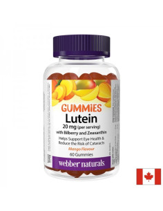Очно здраве Лутеин с черна боровинка и зеаксантин 60 желирани таблетки, с вкус на манго