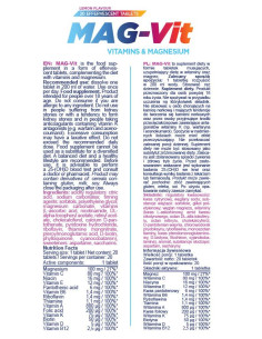Mag-Vit | Magnesium -amp, Vitamins Effervescent 2