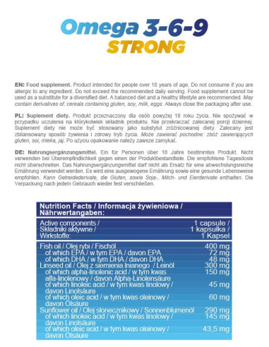 Omega 3-6-9 Strong
