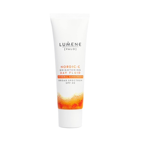 Защитен озаряващ крем с минерален филтър SPF 30 Lumene NORDIC-C Valo