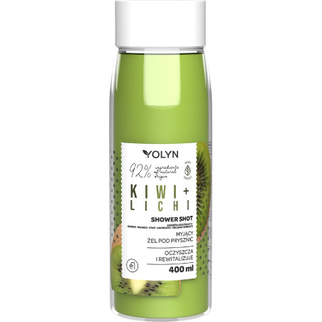 Душ гел Киви и Личи YOLYN Kiwi and Lichi Shower Shot
