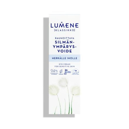 Успокояващ околоочен крем за чувствителна кожа Lumene Klassikko eye cream for sensitive skin