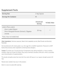 Lutein Esters 20 mg | Double Strength 2